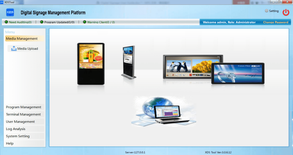 Digital signage Software
