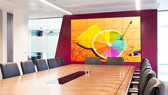 LCD Video Wall for control room